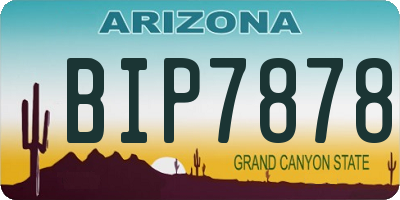 AZ license plate BIP7878