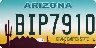 AZ license plate BIP7910