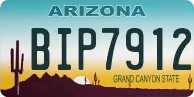 AZ license plate BIP7912