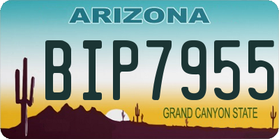 AZ license plate BIP7955