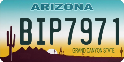 AZ license plate BIP7971