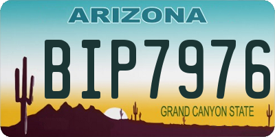 AZ license plate BIP7976