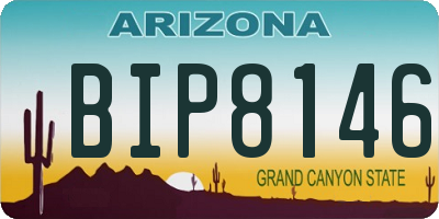 AZ license plate BIP8146