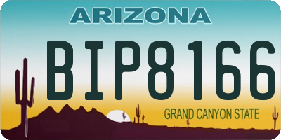 AZ license plate BIP8166