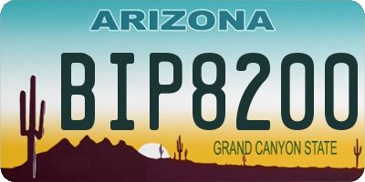 AZ license plate BIP8200