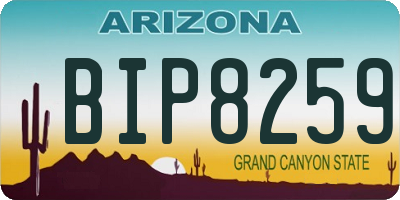 AZ license plate BIP8259