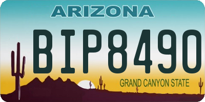 AZ license plate BIP8490