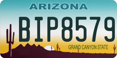 AZ license plate BIP8579
