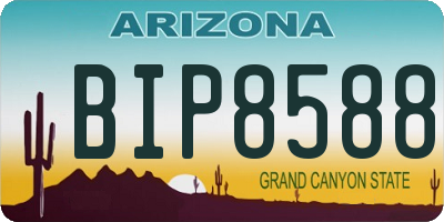 AZ license plate BIP8588