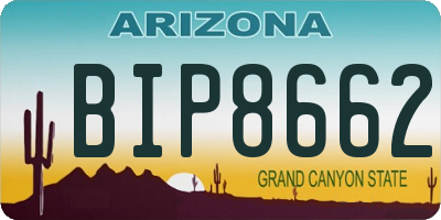 AZ license plate BIP8662