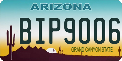 AZ license plate BIP9006