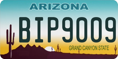 AZ license plate BIP9009