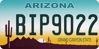 AZ license plate BIP9022