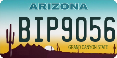 AZ license plate BIP9056