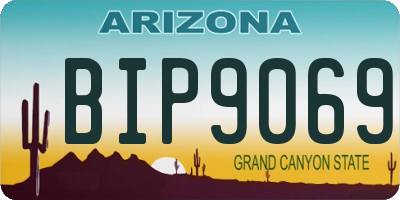 AZ license plate BIP9069