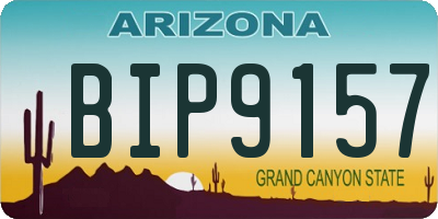 AZ license plate BIP9157