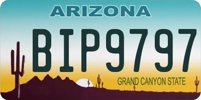 AZ license plate BIP9797