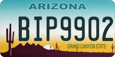 AZ license plate BIP9902