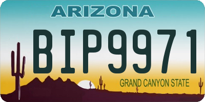 AZ license plate BIP9971