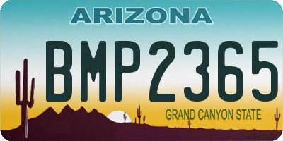 AZ license plate BMP2365