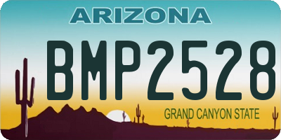 AZ license plate BMP2528