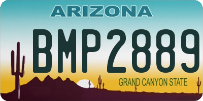 AZ license plate BMP2889