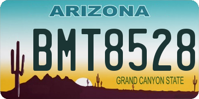 AZ license plate BMT8528