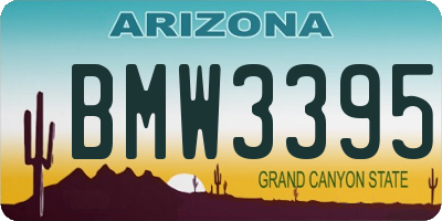 AZ license plate BMW3395