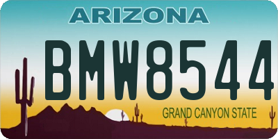 AZ license plate BMW8544
