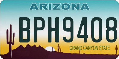 AZ license plate BPH9408