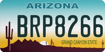 AZ license plate BRP8266
