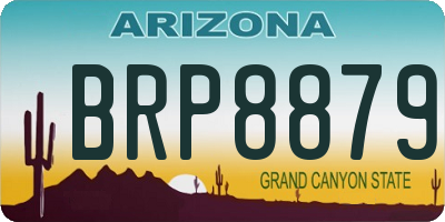 AZ license plate BRP8879