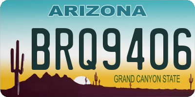 AZ license plate BRQ9406