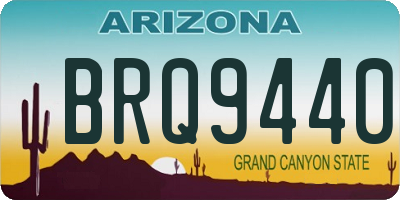 AZ license plate BRQ9440