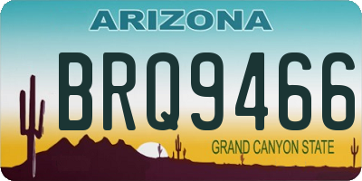 AZ license plate BRQ9466