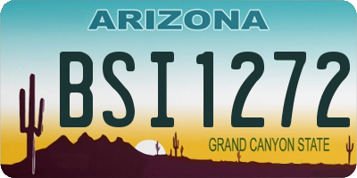 AZ license plate BSI1272
