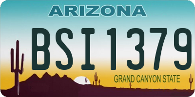 AZ license plate BSI1379