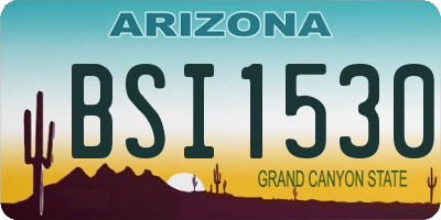 AZ license plate BSI1530