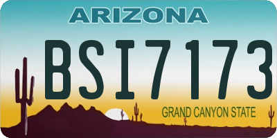 AZ license plate BSI7173