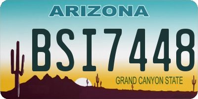 AZ license plate BSI7448