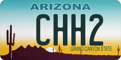 AZ license plate CHH2