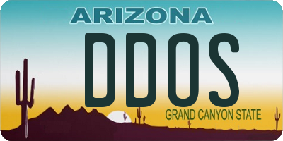 AZ license plate DDOS