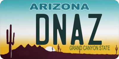 AZ license plate DNAZ