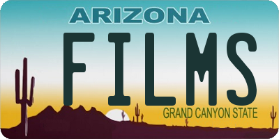 AZ license plate FILMS