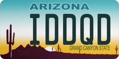 AZ license plate IDDQD