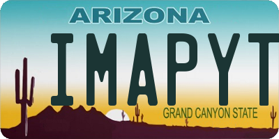 AZ license plate IMAPYT