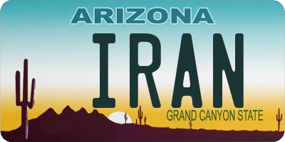 AZ license plate IRAN