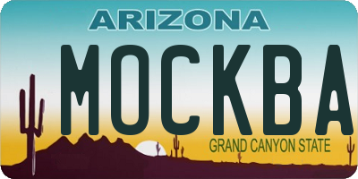 AZ license plate MOCKBA