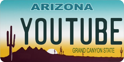 AZ license plate YOUTUBE