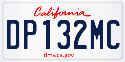 CA license plate DP132MC